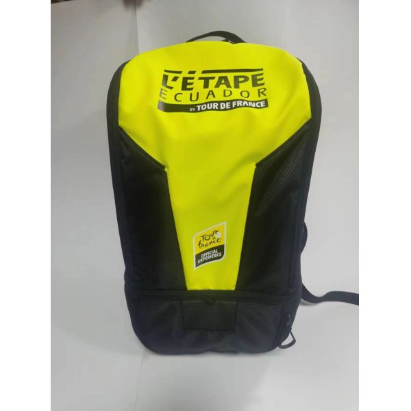 Желтый водоустойчивый задействуя рюкзак, рюкзак шлема мотоцикла с сухим/влажным