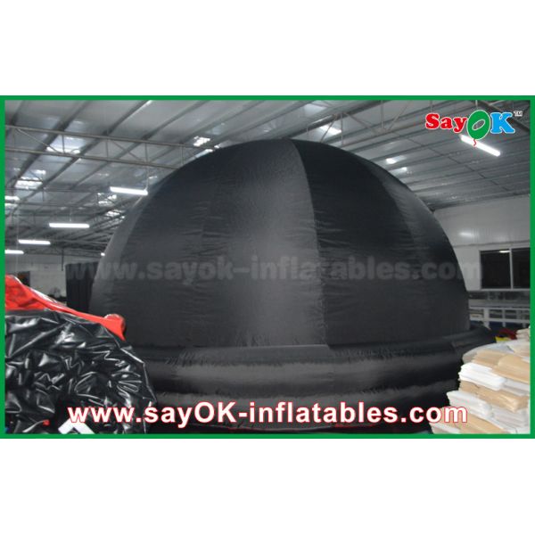купола планетария ткани 6м шатер черного Оксфорд раздувного портативный для школы