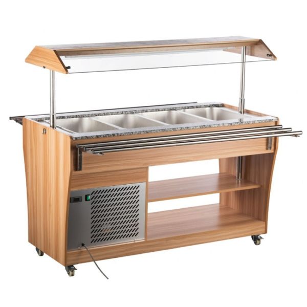 Catering Buffet Station Commercial Refrigerator Equipment Fruit Display Salad Bar