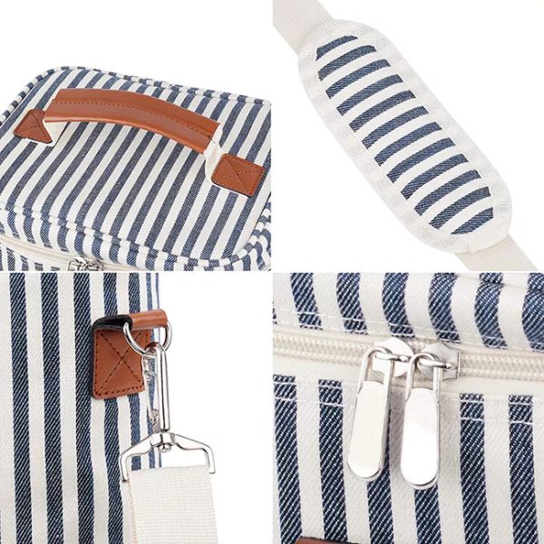 Сумка Tote вина нейлона изолированная перемещением, течебезопасный охладитель вина носит сумку