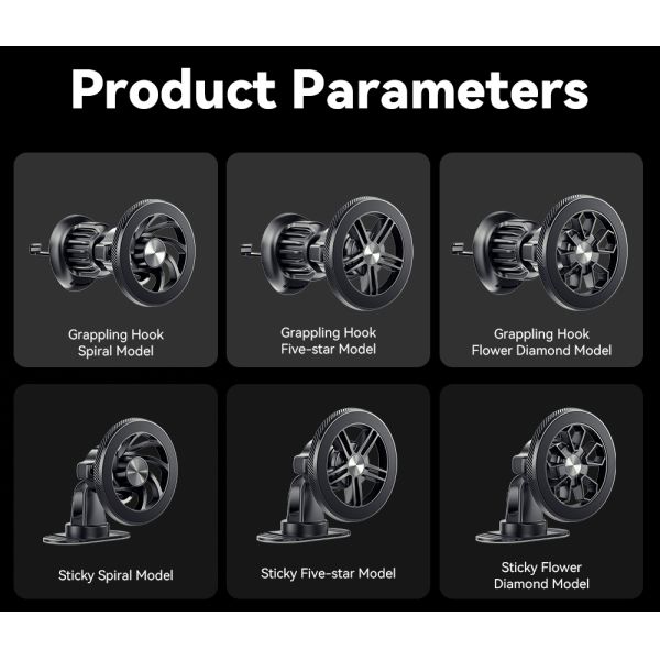 Essager ES-ZJ24 serie de teléfono de automóvil magnético soporte de montaje