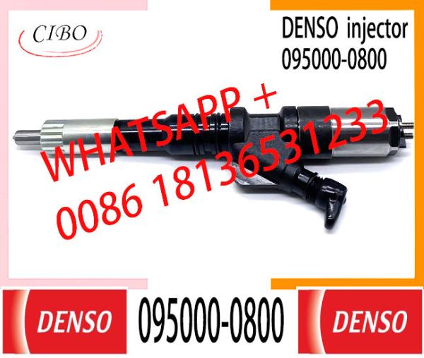 Diesel Fuel Injector 095000-0800 For Komatsu PC450-7 WA470-5