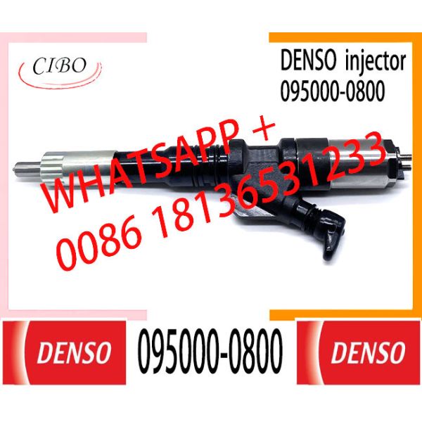 Diesel Fuel Injector 095000-0800 For Komatsu PC450-7 WA470-5