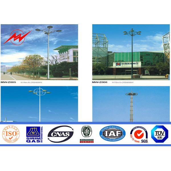 30M место для стоянки 3 разделов освещая солнечную силу светлое Поляк с круглой панелью светильника