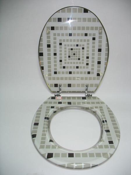 resin toilet seat cover,sanitary ware,hinge,MDF,PVC,PP,toilet,duroplastic toilet