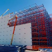 Q460 Edifícios de armazém com suportes de estantes de aço com relatório sísmico
