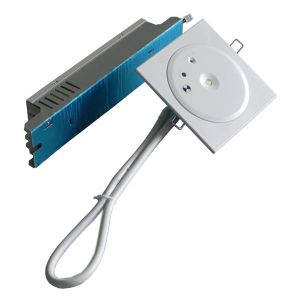 Custom IP45 Non Maintained 1W LED Rechargeable Emergency Lamp PC Plate