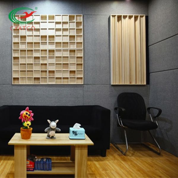 Auditorium Wall Fabric Acoustic Panel Soundproof Fire Retardant