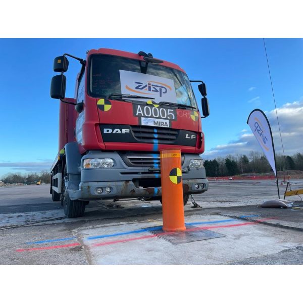 PAS 68 & IWA 14-1 Certified Automatic Rising Bollard with K12/M50 Crash-Rated Hydraulic Security and 1000mm Intercept Height