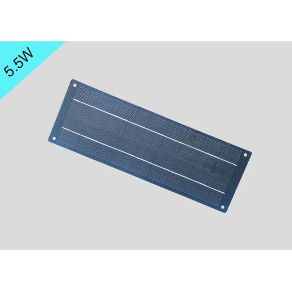Waterproof ETFE Laminated Polycrystalline Silicon Solar Panels 5.5W Long Lifespan