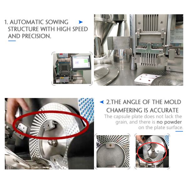 SS Pharmaceutical Pill Capsule Filling Machine Medicine Filling Machine