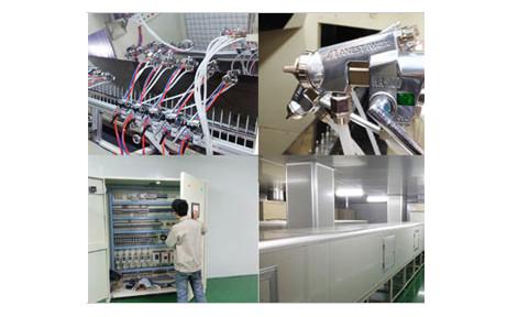 Dustless UV Lacquer Automatic Spray Painting Line For Perfume Caps