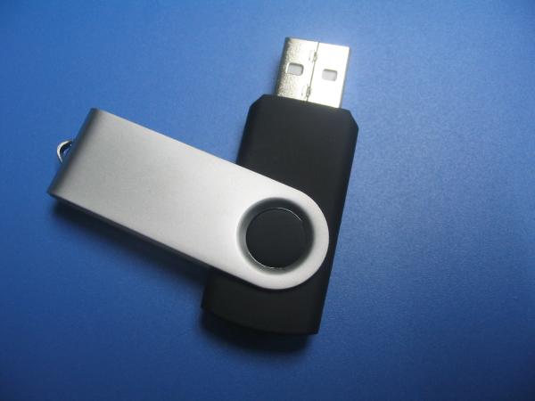 Eslabón giratorio 1GB, 2GB, 4GB, 8GB, memoria USB del metal 16GB compatible con la PC AT-027