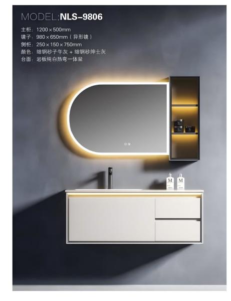 Modern Double Bowl Bathroom Sink with 304 Stainless Steel Bracket