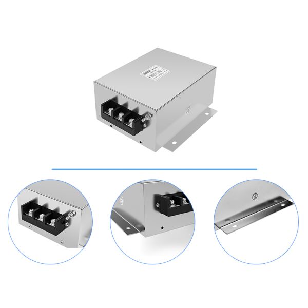 Трехфазный фильтр питания EMI Filter DAC6-D серии номинальный ток 80A-200A