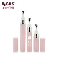 A0035B 7.5ml 10ml 15ml Empty Snap On Zinc Metal Applicator Head Airless Pump Bottle For Eye Serum Wholesale