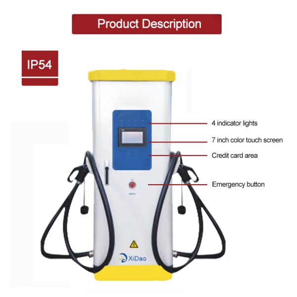 720KW Split EV Super Fast Charger 300-1000VDC Constant Power GPRS Communication