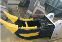 máquina escavadora Stump Ripper da espessura da placa de 120mm 22 toneladas de único dente para KOMATSU PC60 PC180