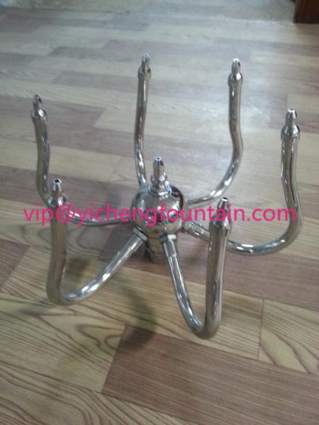 Rotating Water Fountain Nozzles Twist Revolving Effect Pond Fountain Nozzles
