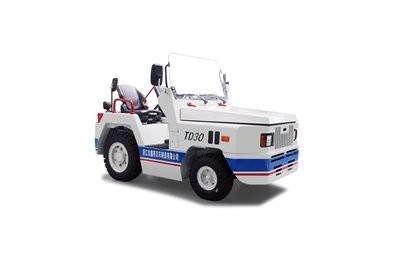 Comfortable And Safe Driving 3 Ton Airport Baggage Tractor With Springs And Shock Absorbers