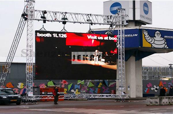 P6mm Giant Led Digital Advertising Display Waterproof Outdoor 1R1G1B SMD2727