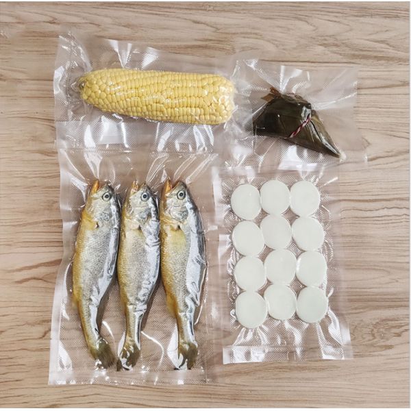 Clear Nylon Vacuum Packaging Bags Airtight 160mic 200mic Food saver