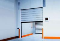 Lockable Wind Resistant Automatic Sliding Metal Steel Overhead Steel Sectional Doors With Foam Insulation