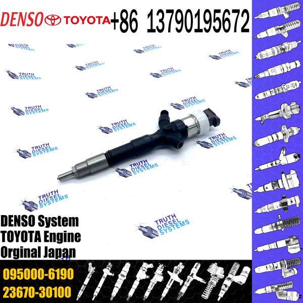 common rail injector 095000-7390 095000-6190 for toyota truck diesel pump injector 23670-30100 for toyota high pressure