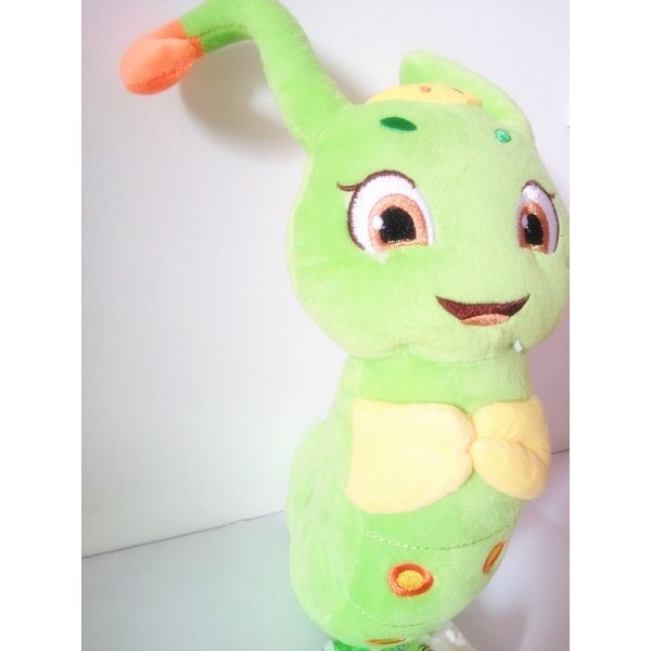 Plush Caterpillar Stuffed Toy Insect Green Toy Holiday Gift Present 35cm Hanging Toy Present PP Cotton INSIDE Present