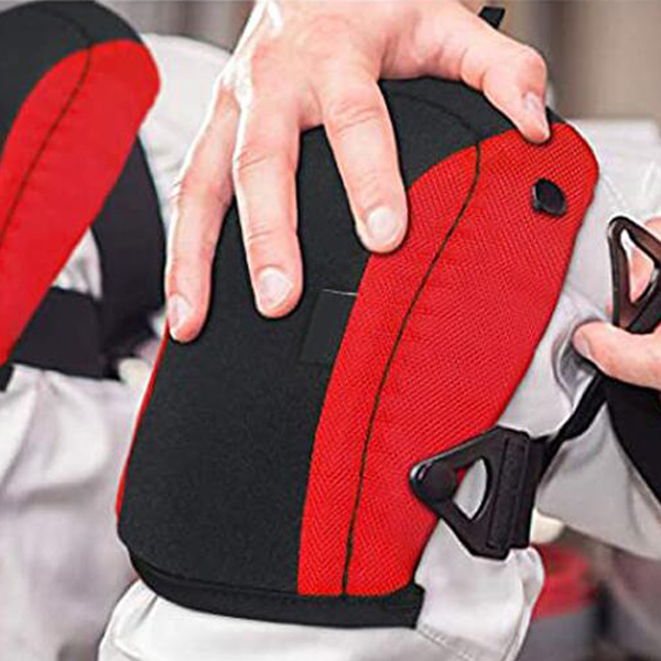 Heavy Duty Kneeling Pad Non Slip Leather Double Straps Adjustable Knee Support