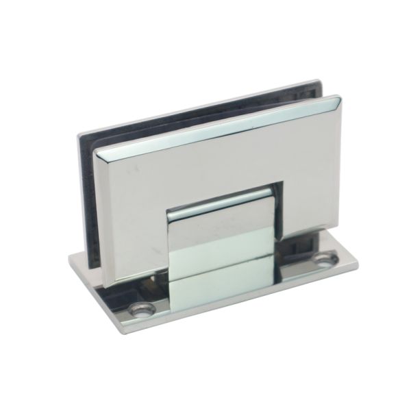 Нержавеющая сталь без рамы стеклянный панцирь для 90 градусов ванной душевой в гостиничной обстановке