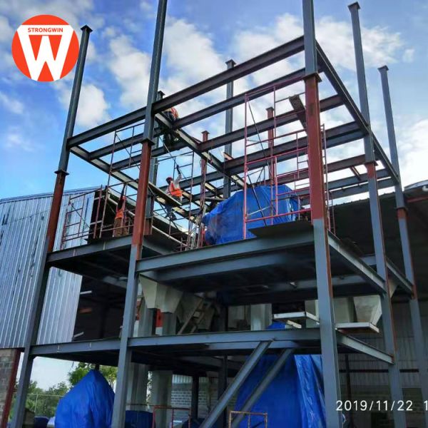 Pelletizing SZLH350 10mm 5T/H Animal Feed Mill Plant