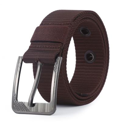 Tissu en nylon de ceinture de ceinture de boucle tactique en métal de sports