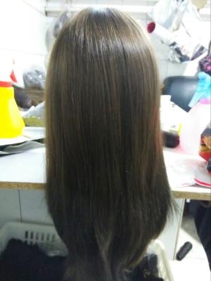 20 inch Eouropean 100% human hair wig Jewish Wig Kosher Wig, Beauty Supply Wigs, Silk Wig Cap