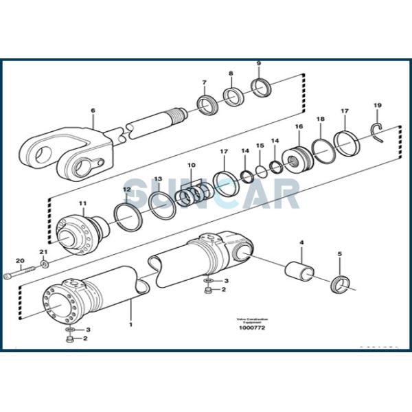 11708825 Hydraulic Cylinder Seal Kit