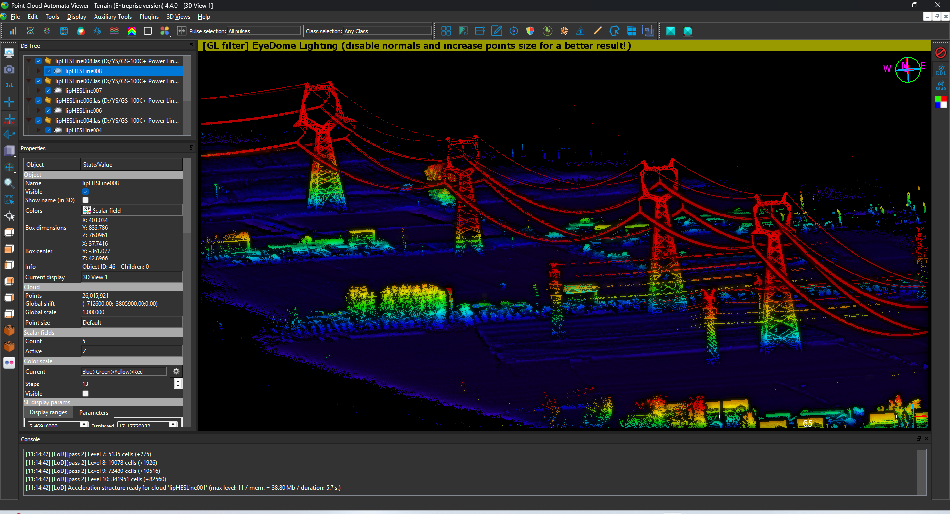 Point Cloud Automata-PCA программное обеспечение для постобработки