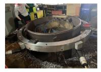 Máquina de corte frio rachada hidráulica do quadro para as tubulações pesadas da parede