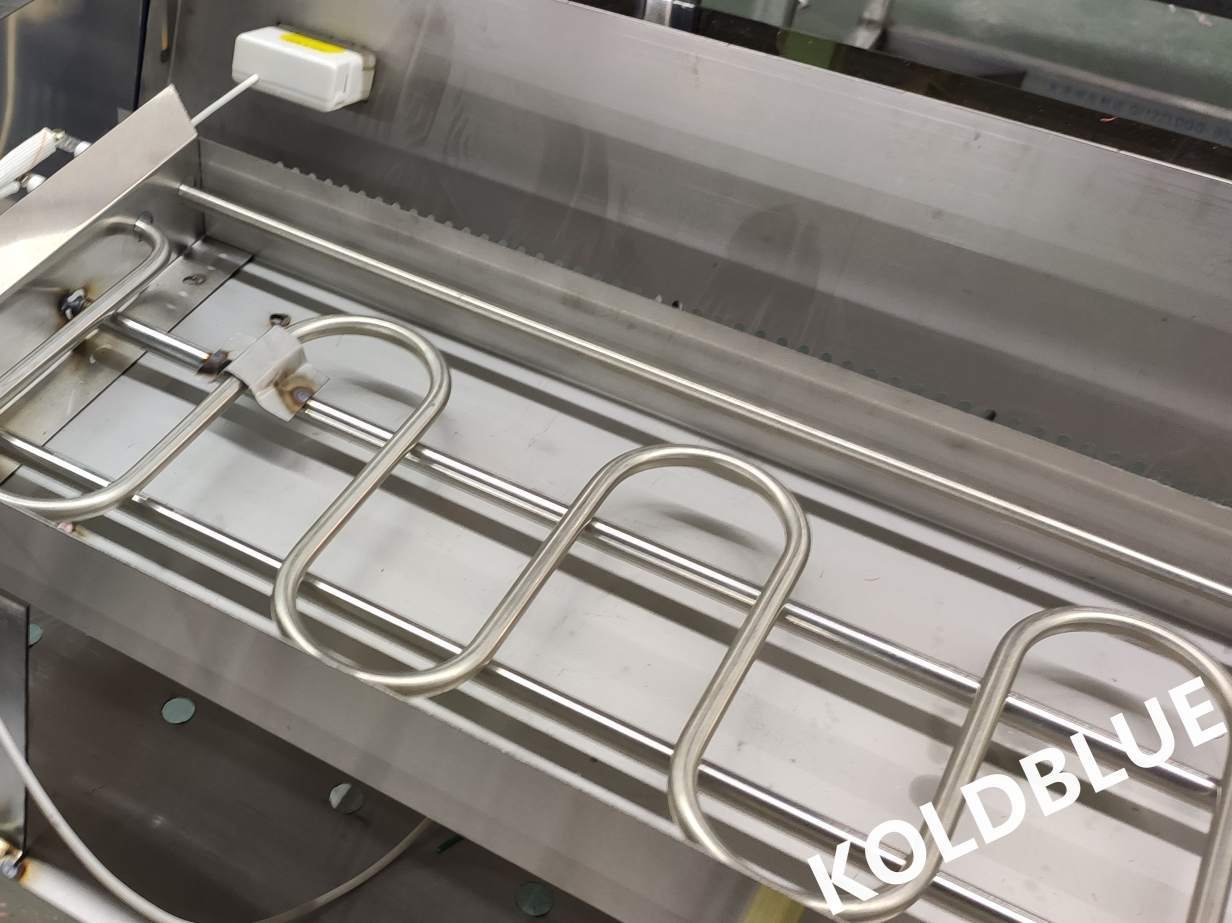 660mm Counter‑Top Flat‑Front Cake Chiller Double‑Tempered‑Glass Mini Dessert Showcase