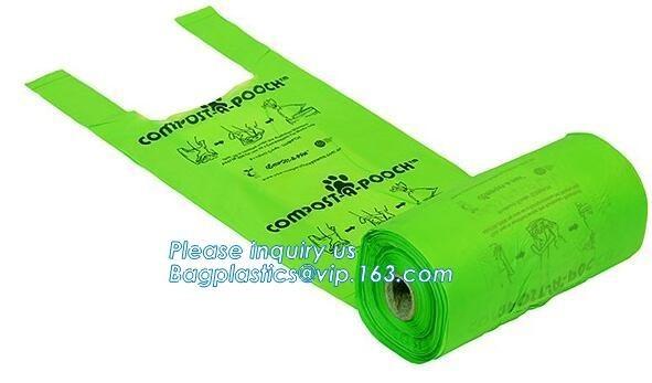 Shopping Biodegradable Compost Bags Food Packaging Supermarkt Disposable
