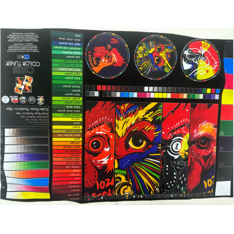 FCOLOR 30cm DTF Cold Peel Film Heat Transfer Printing DTF PET Films for Tshirt Printing