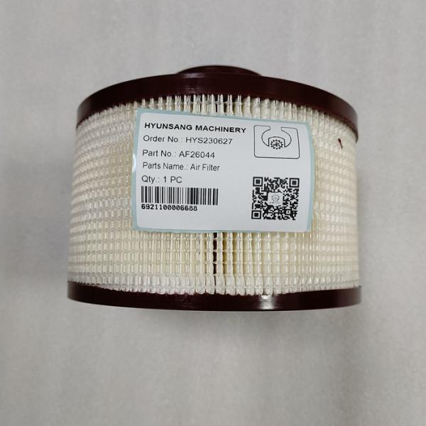Filtro de ar de alta qualidade AF26044 de Hyunsang AF25904 AF26353 usado para oficinas de reparações da maquinaria