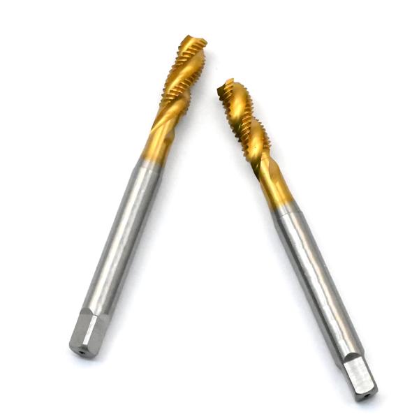 Tap for blind hole with spiral flute (angle 35°) M8X1.25