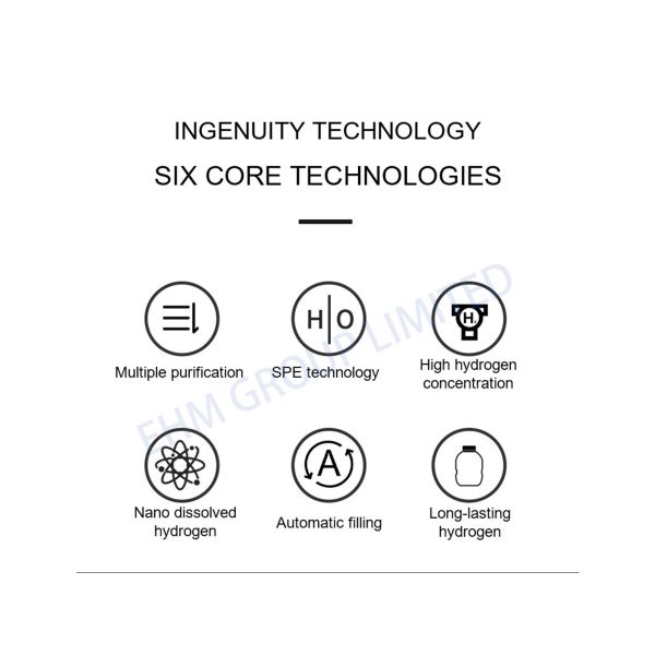 EHM Commercial Hydrogen Water Machine 3000ppb Stainless Steel Ionizer