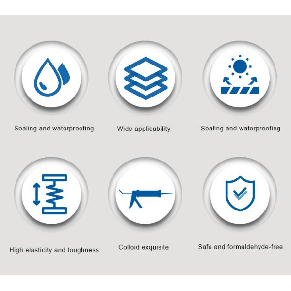 Aluminum Composite Panel Glass Neutral Curing Weatherproof Silicone Adhesive 