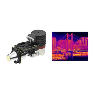 640x512 Resolution 15μm Pixel Size MCT MWIR Camera Core Cooled Infrared Detector with Fast Integration