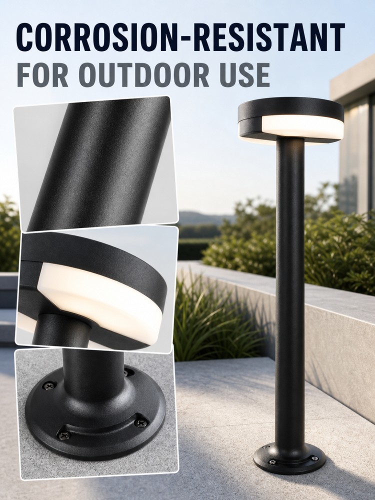 5W Moon Shadow Low Glare Solar Lawn Lights 40 OSRAM LEDs 120LM IP65 Die Cast Aluminum