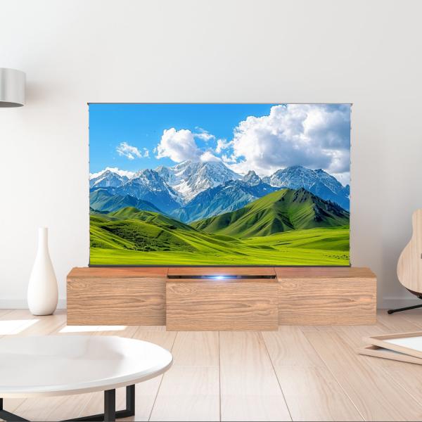 Marble Laser TV Cabinets Living Room Entertainment TV Unit Luxury