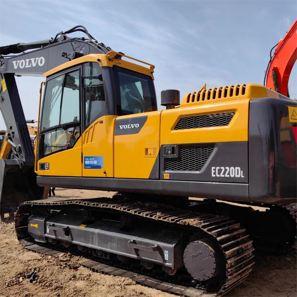 Track Earthmoving EC220D Used Volvo Excavators Medium Size 22 Ton