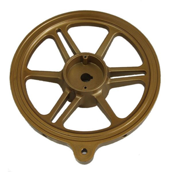 Aluminum Alloy Golden Yacht Steering Wheel 15