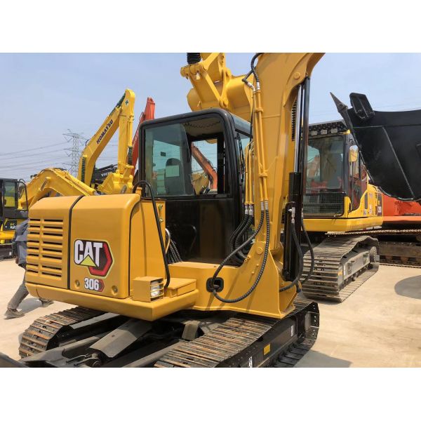 Japan Used 307 Caterpillar Excavator Maximum Digging Height 4350mm for Garment Shops